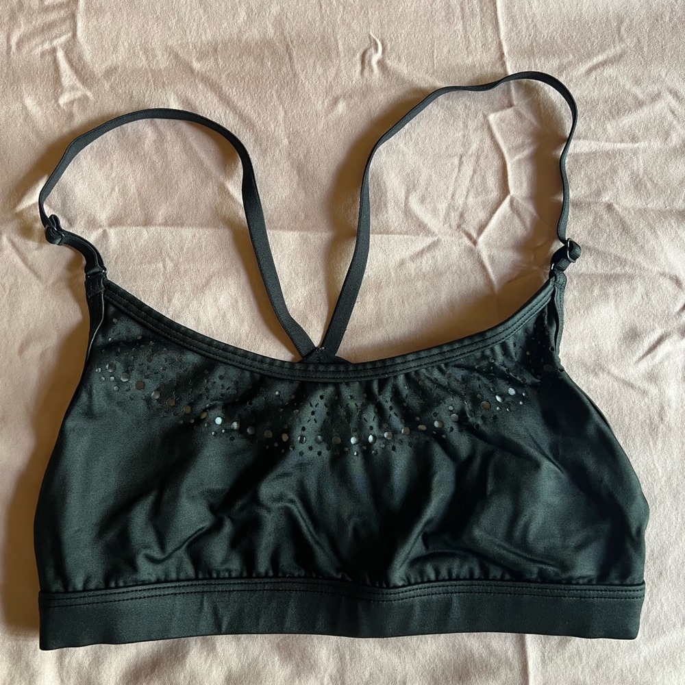 PINK Victoria's Secret Black Sports Bra